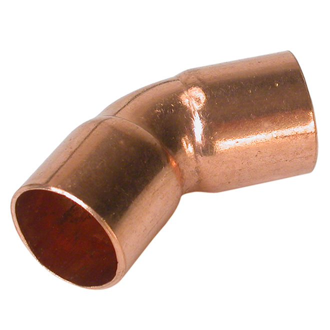 Bow 1/2-in 45-degree Hub-Hub Copper Elbow -