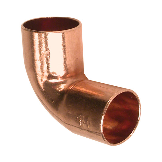 Bow Copper Elbow with 1-in diameter Female Ends -