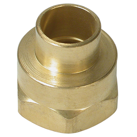 Bow 1/2-in x 1/4-in C-FPT Bar Brass Connector - Each