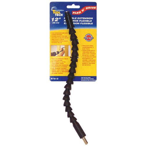 KC Pro Socket Extension - 12-in - Flexible - Multi-Bit - Black - Each