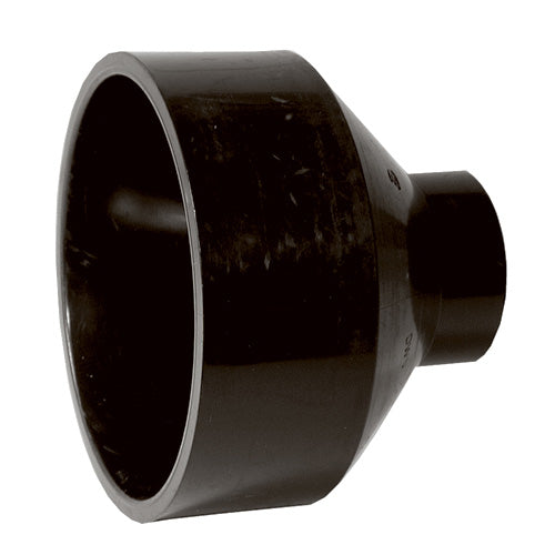 Ipex ABS Fitting Reducing Coupling - Use On Drain Waste and Vent System - Black - 4-in dia x 1 1/2-in dia -