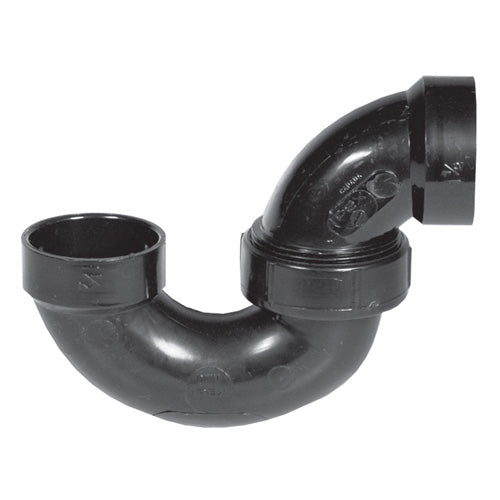 Ipex ABS P-Trap Union - 1 1/2-in Dia - Hub Inlet Thread Type - Black - 1 Per Pack -