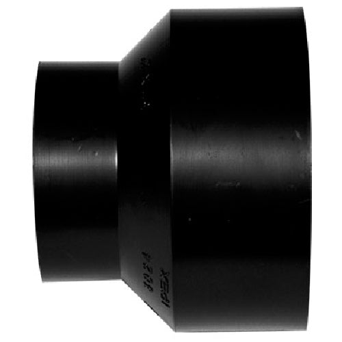 Ipex ABS Reducing Coupling Fitting - 4-in Dia x 2-in Dia - Use in Drain Waste Vent System - Black -