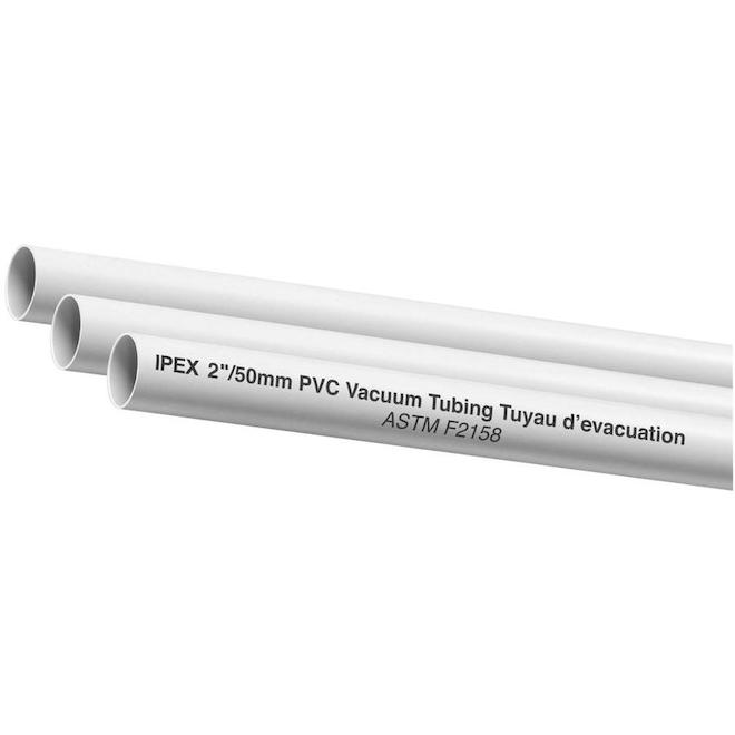 Ipex 2-in x 10-ft PVC Vacuum Tubing -