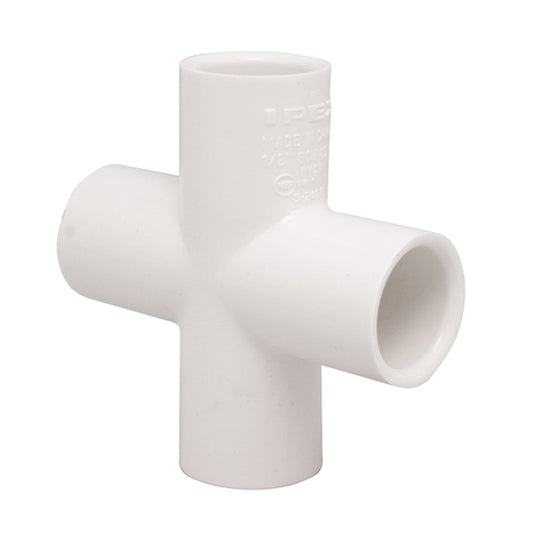 Ipex Schedule 40 PVC 1/2-in Socket Cross -