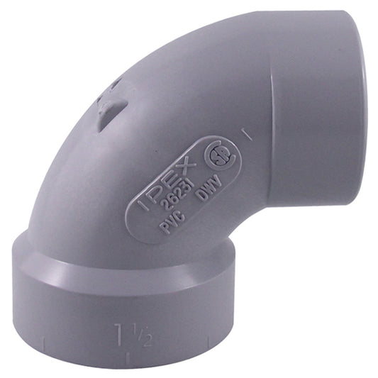 Ipex System 15 Grey PVC 90-degree Street Elbow with 1-1/2-in Diameter -