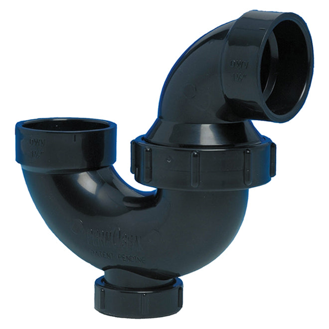 Ipex 1 1/2-in diameter Black ABS Plastic Pivoting P-Trap -