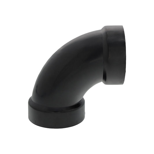 IPEX 2-in Black ABS 90-degree Hub Elbow -