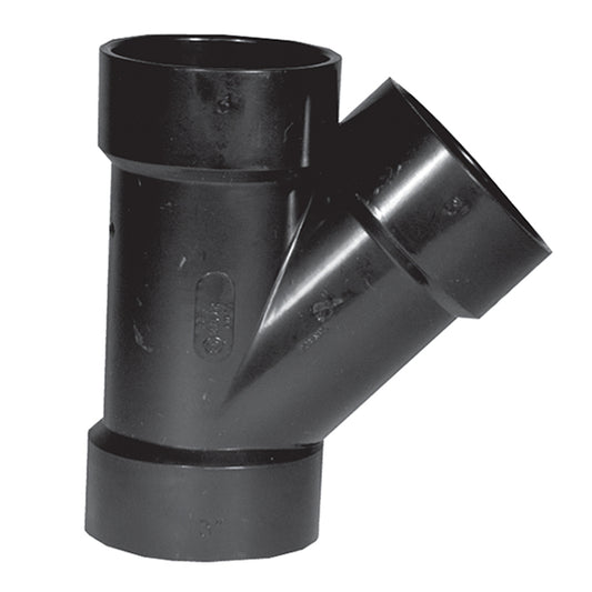 IPEX 1-1/2-in Black ABS 45Â° Hub Wye Fitting -