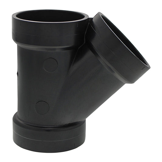 IPEX 2-in Black ABS 45-degree Hub Wye Fitting -