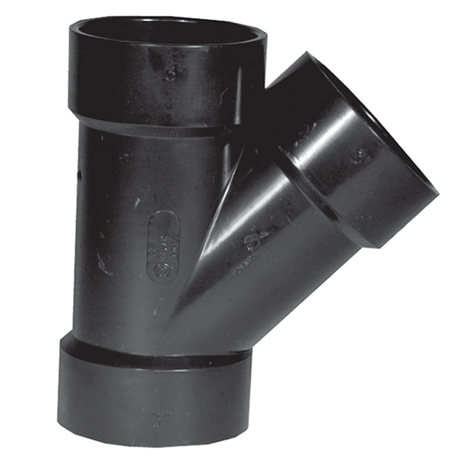 IPEX Black ABS 4 x 3-in Wye Hub Fitting -