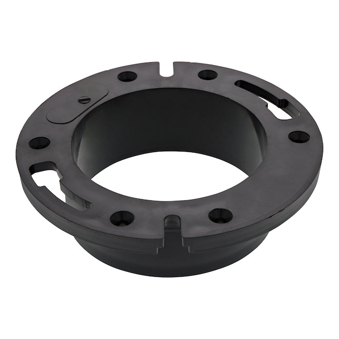 IPEX Black ABS Plastic 4-in Closet Flange -