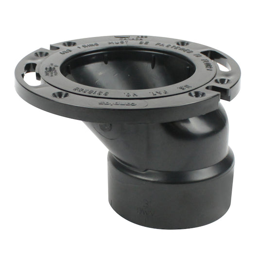 IPEX 4 x 3-in Black ABS Plastic Offset Closet Flange -