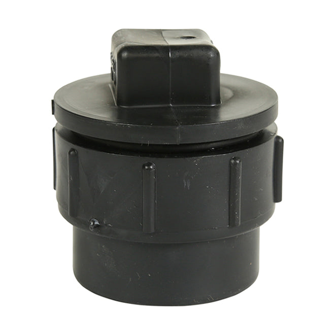 IPEX 1 1/2-in Black ABS Plastic Cleanout Adapter with Plug -