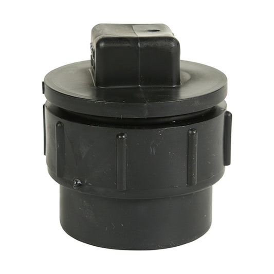 IPEX 1 1/2-in Black ABS Plastic Cleanout Adapter with Plug -