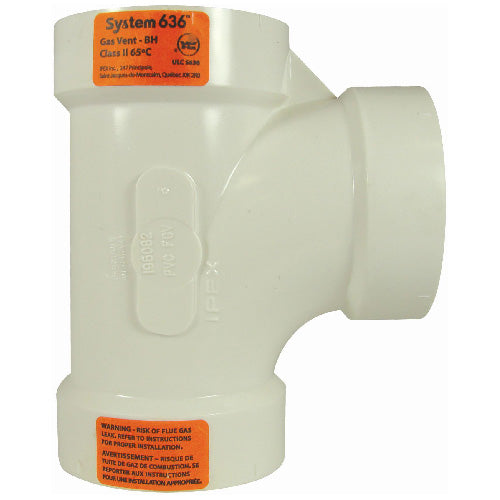 Ipex Flue Gas Venting 2-in White PVC Female Tee -