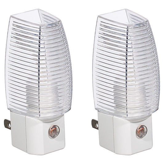 Globe Electric LED Night Light - Cool White - Automatic Sensor - Decorative - 2 Per Pack-