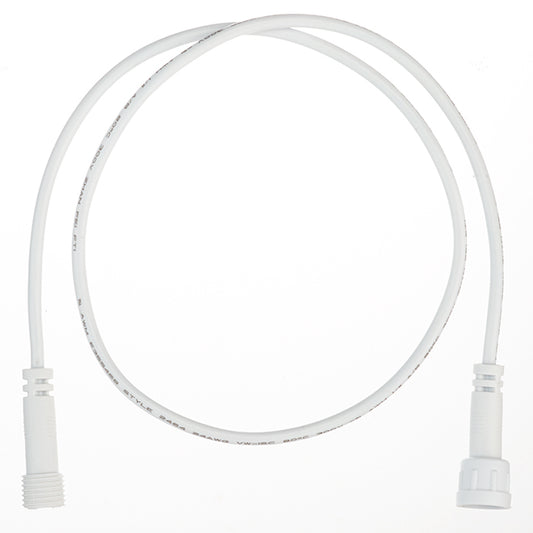 Slimline Series Connector Cable for Recessed Light - 24-in - White-