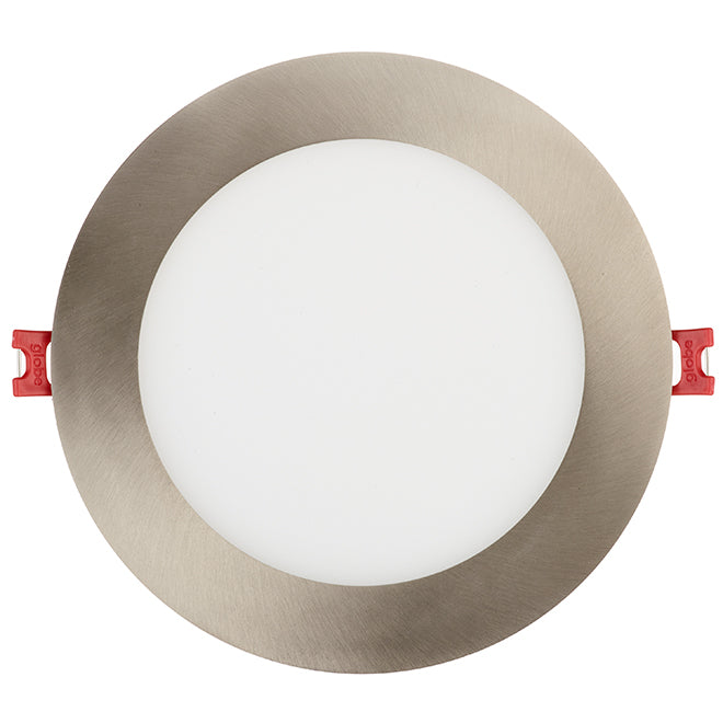 Dimmable Recessed Light - Slim - 12W LED - Brushed Nickel-