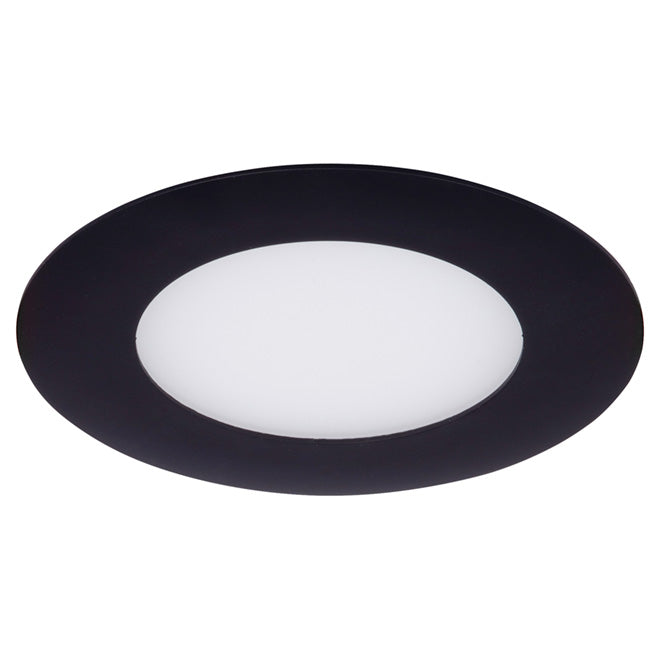 Dimmable Recessed Light - Slim - 9W LED - Black-