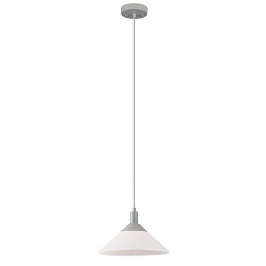 Globe Electric Harrow 2-in-1 Pendant Light - 59-in - Grey and White-