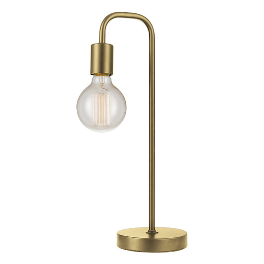 Globe Electric Holden Metal Table Lamp - 18-in - Matte Brass-