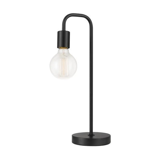 Globe Electric Holden Table Lamp - 18-in - Metal - Satin Black-