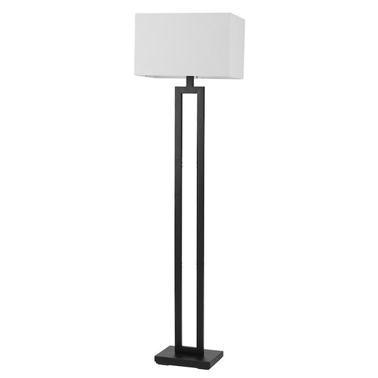 Globe Electric D'Alessio Metal Floor Lamp 58-in - Matte Black-