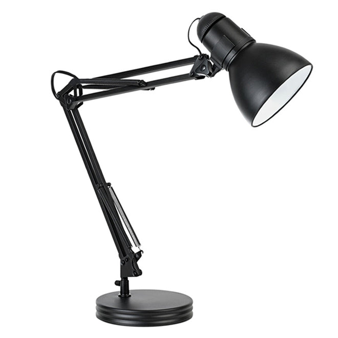 Globe Electric Architect Desk Lamp - 28-in - Metal - Black-