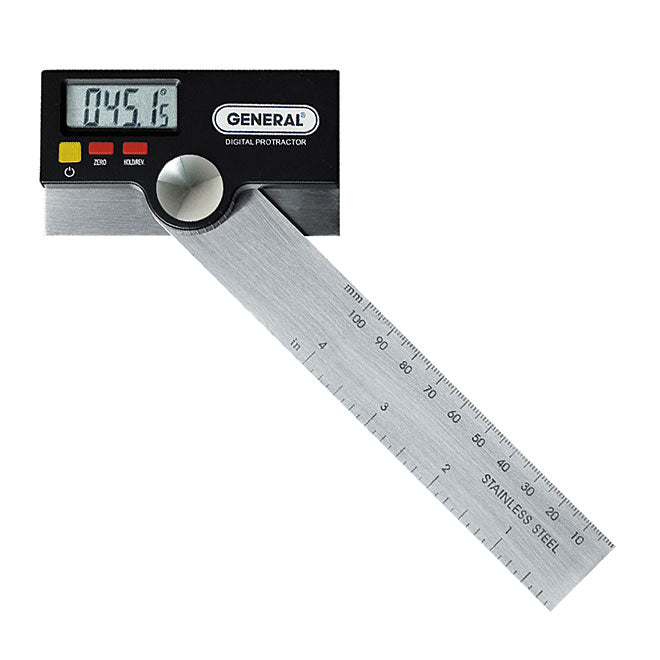 General Tools Angle-Izer Digital Protractor - 180° - 6-in - Stainless Steel - Each