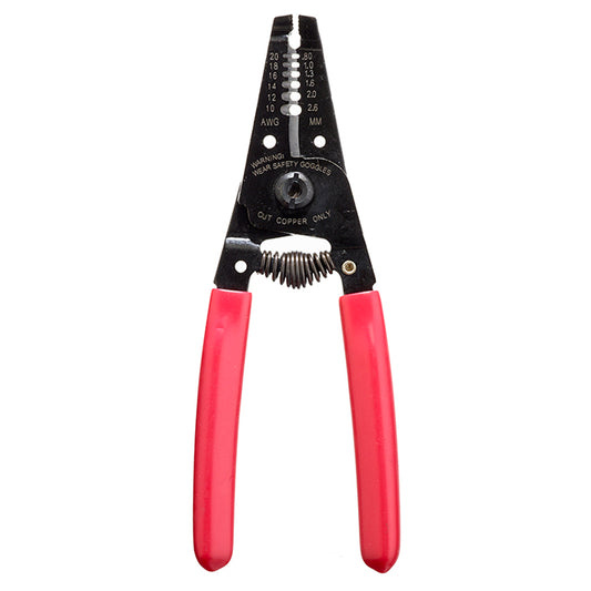 Fuller Wire Steel Stripping Pliers - Black/Red - 10-20 AWG - Non-Slip Grip Handle - Each