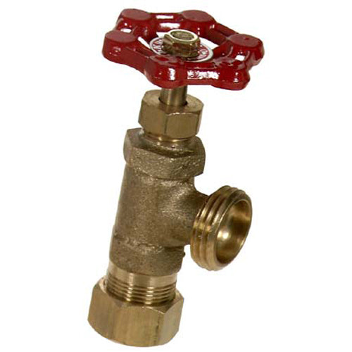 Brass Compression Angle Waste Valve - 1/2" - Each