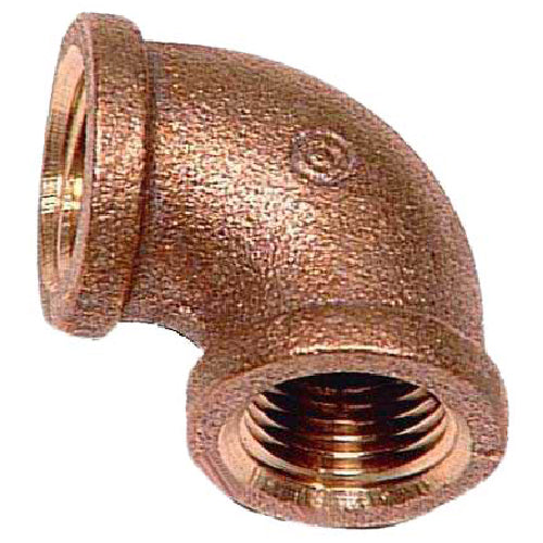 Brass Elbow - Threaded Ends - 1/8'' x 90Â° - Each