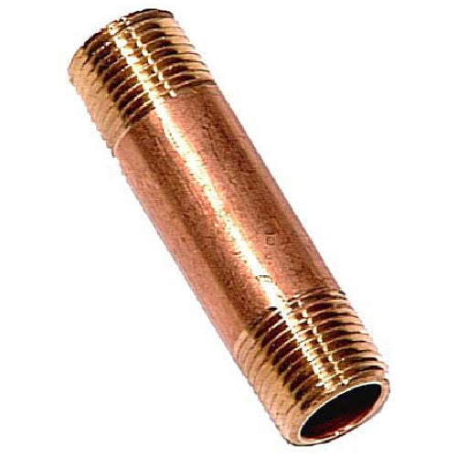 Nipple - Brass - 1/2" x 3" - MIP x MIP - Each