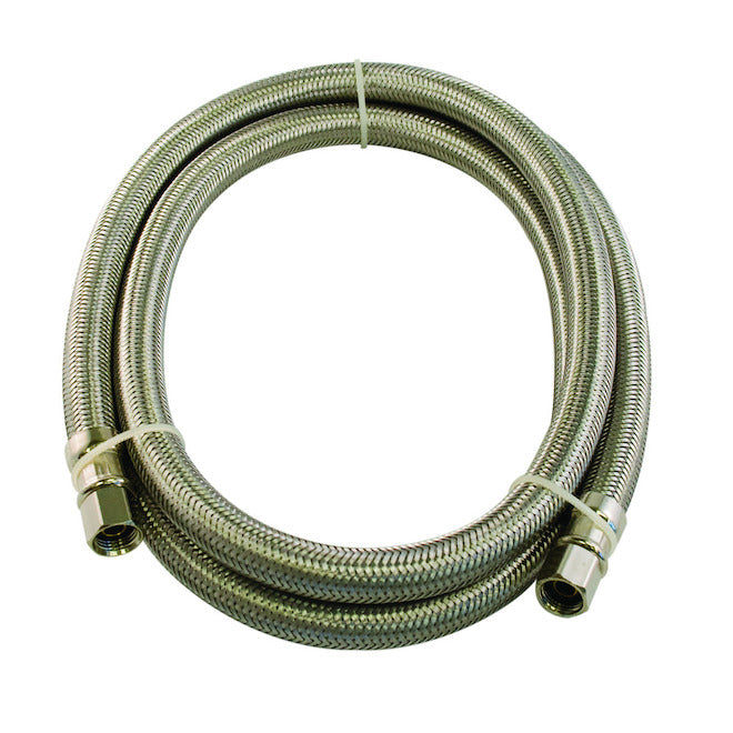 Flexible Connector - Braided Stainless Steel - 1/4" x 120" - Each