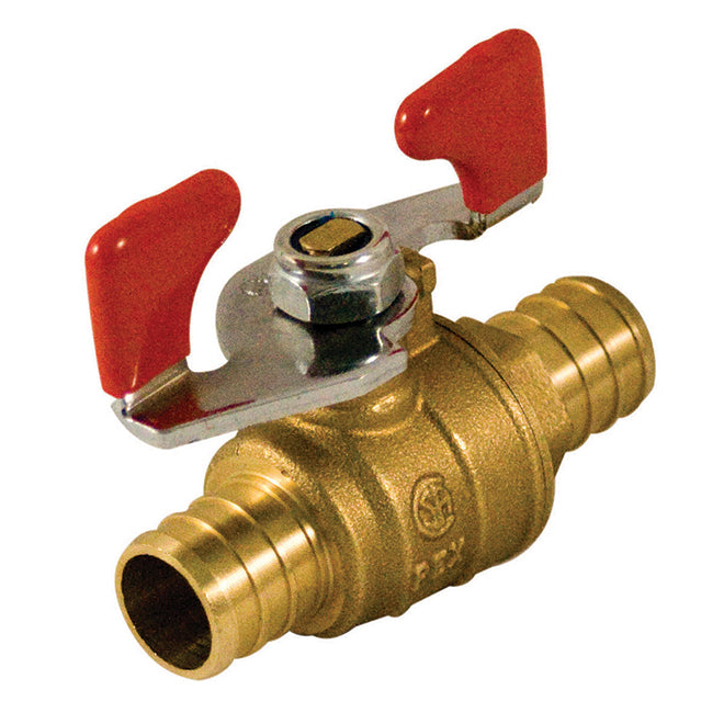 Ball Valve with Tee Handle - Forged Brass - 3/4" - Each