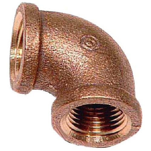 Elbow - Lead-Free Brass - 90Â° - 1/4" x 1/4" - FIP x FIP - Each