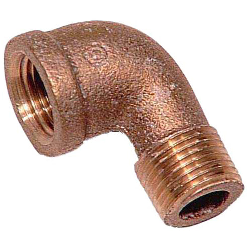 Street Elbow - Lead-Free Brass - 90Â° - 1/2" - FIP x MIP - Each