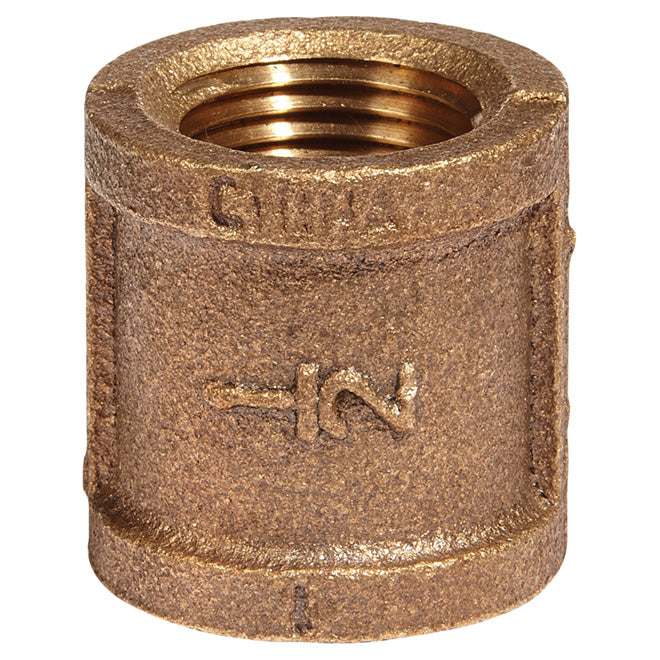 Coupling - Lead-Free Brass - 1/2" x 1/2" - FIP x FIP - Each