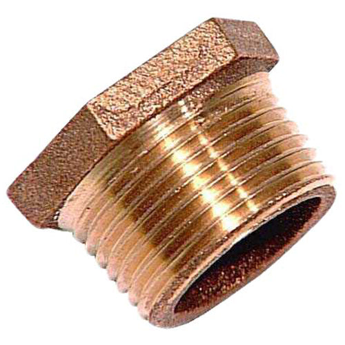 Hex Bushing - Lead-Free Brass - 1/2" x 3/8" - MIP x FIP - Each