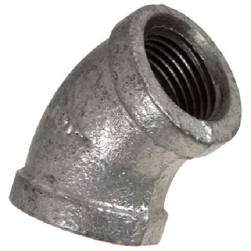 Galvanized Elbow - 45Â° - 3/8" -