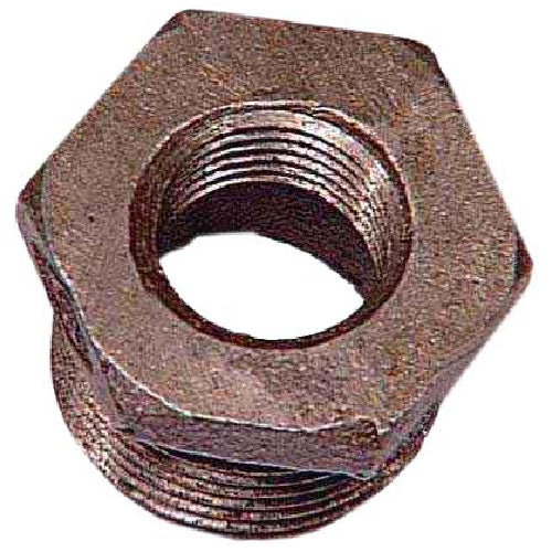 Black Iron Hex Bushing - 1" x 1/2" -