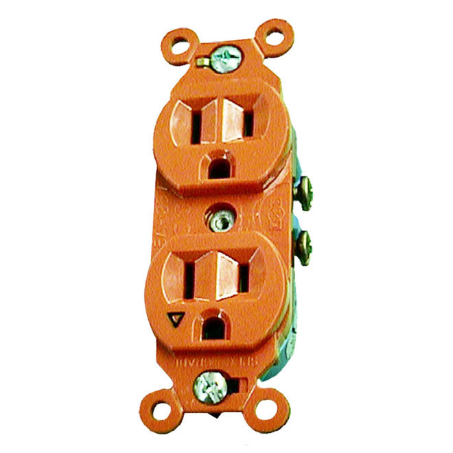 Isolated Ground Duplex Receptacle-
