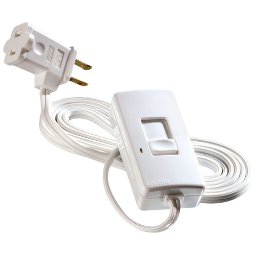 Leviton Universal Plug-In Lamp Dimmer Switch - Slide Control - 300-watt - 120-volt-Each