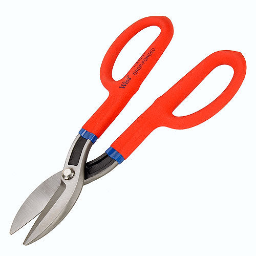 Wiss Snips - 12 1/2-in - Straight Cut - Red and Blue - Each