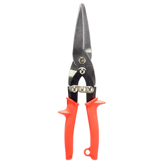 Wiss All Purpose Aviation Snips - Straight Cut - 10 1/2-in - Orange - Each