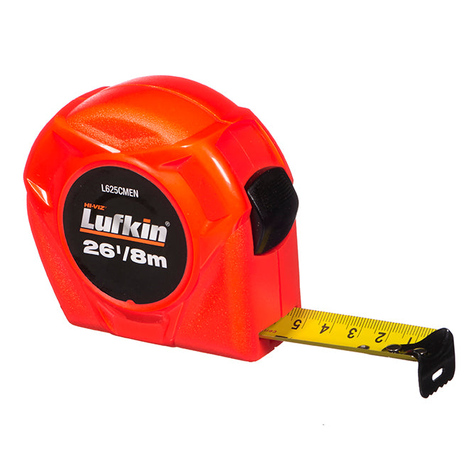 Self-Locking Measuring Tape - 1" x 26'/8 m - Each