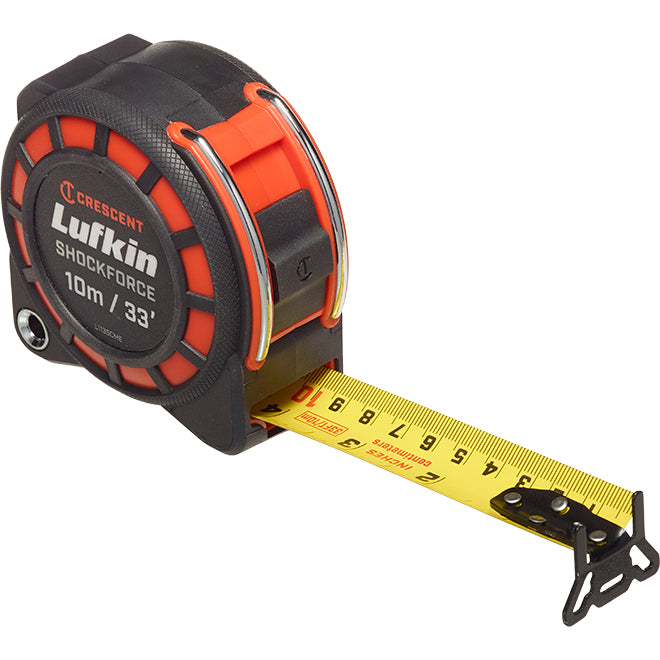 Shockforce Measuring Tape - Dual Sided - 33' - Each