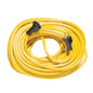 Woods 80-ft 10A 125 Volts 3-Conductor Single Outlet Yellow Outdoor Extension Cord-Each