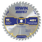 IRWIN Marathon 10-in 40-Tooth Standard tooth Carbide Circular Saw Blade - Each